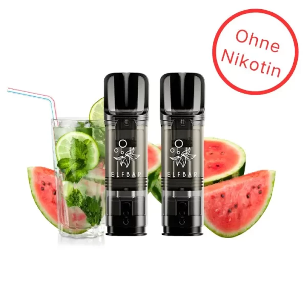 Watermelon Mojito - Elf Bar Elfa Pod Ohne Nikotin (2er Pack)