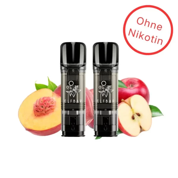 Apple Peach - Elf Bar Elfa Pod Ohne Nikotin (2er Pack)