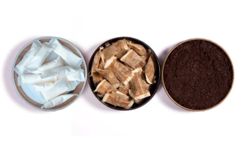 Nikotinbeutel vs Snus Aussehen