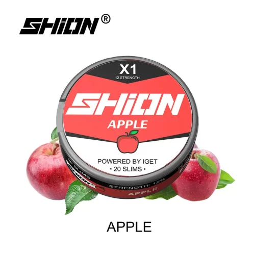 Apple - IGET SHION X1 Nicotine Pouches / Nikotinbeutel 12mg