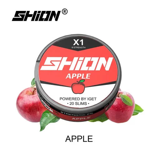 Apple - IGET Shion X1 Nicotine Pouches / Nikotinbeutel 6mg