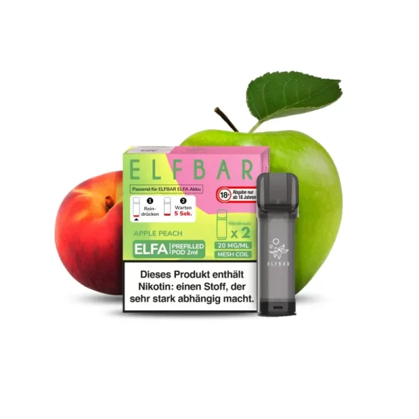 Apple Peach - Elf Bar Elfa Pod (2er Pack)