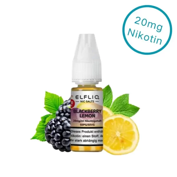 Blackberry Lemon - ELFLIQ Liquid 20mg Nikotinsalz