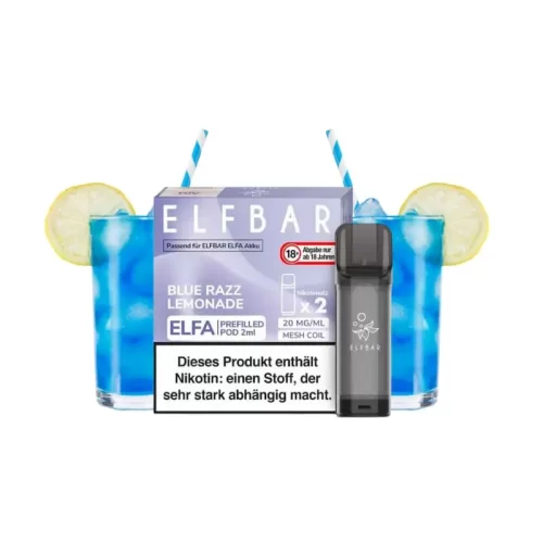 Blue Razz Lemonade – Elf Bar Elfa Pod (2er Pack)