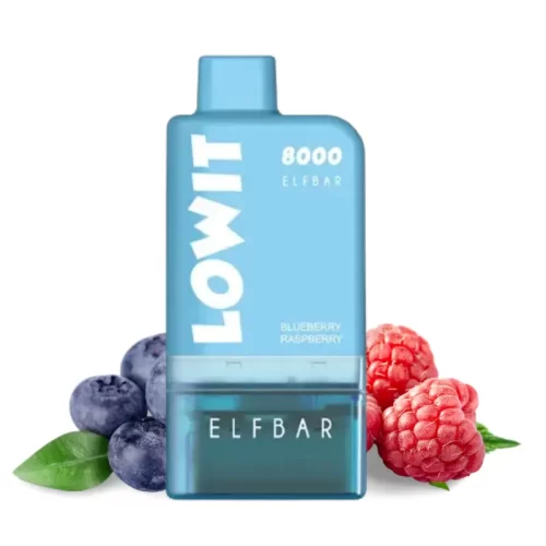 blueberry raspberry ELFBAR Lowit 8000 Starter Kit