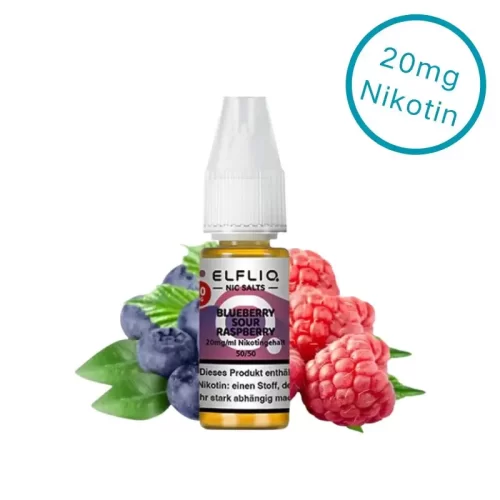 Blueberry Sour Raspberry- ELFLIQ Liquid 20mg Nikotinsalz