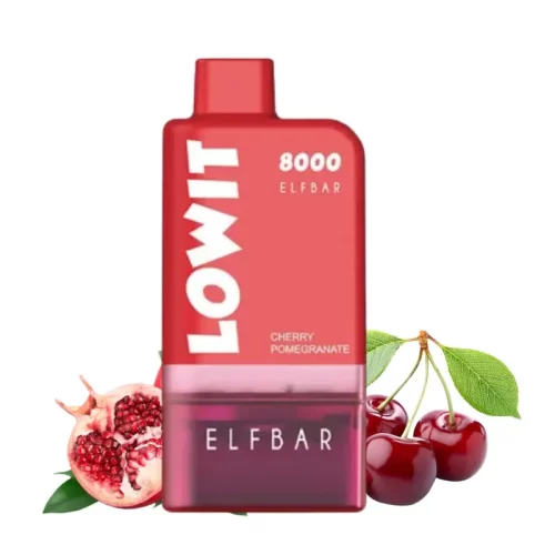 cherry pomegranate ELFBAR Lowit 8000 Starter Kit