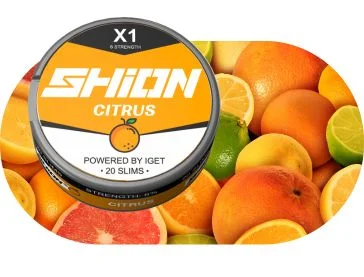 Citrus – IGET SHION X1 Nicotine Pouches