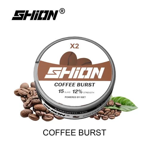 Coffee Burst - IGET Shion X2 Nicotine Pouches/Nikotinbeutel 12mg