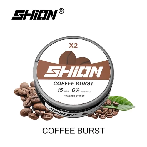 Coffee Burst - IGET Shion X2 Nicotine Pouches/Nikotinbeutel 6mg