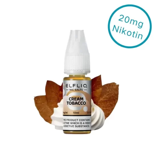 Cream Tobacco - ELFLIQ Liquid 20mg Nikotinsalz