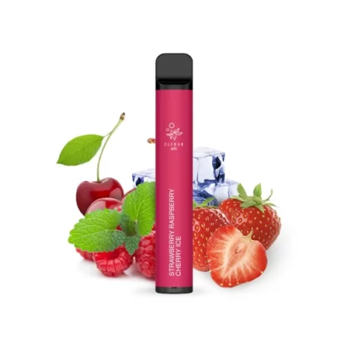 elfbar 600 strawberry raspberry cherry ice