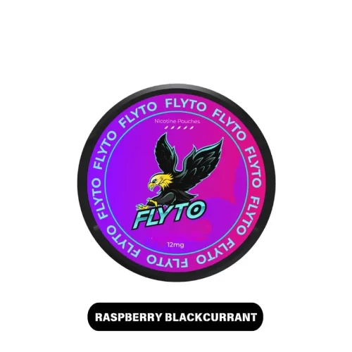 FLYTO Nicotine Pouch/ Nikotinbeutel 12mg - Raspberry Blackcurrant