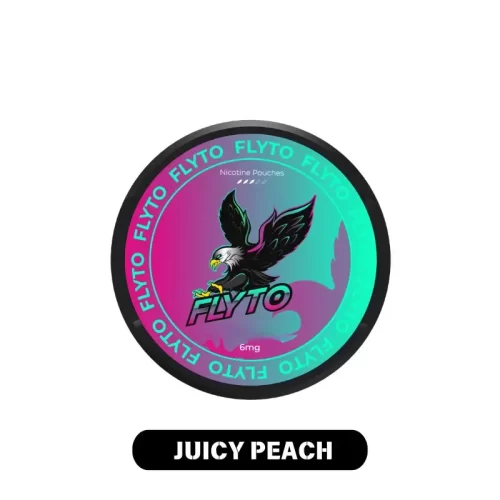 FLYTO Nicotine Pouch/ Nikotinbeutel 6mg - Juicy Peach