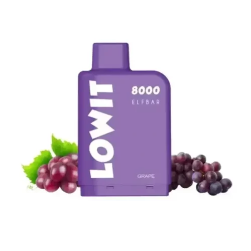 grape ELFBAR Lowit Pod 8000 Puffs