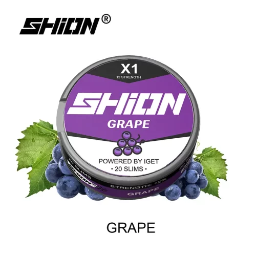 Grape - IGET SHION X1 Nicotine Pouches/Nikotinbeutel 12mg