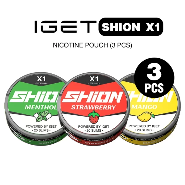 IGET SHION X1 Nicotine Pouch 3pcs