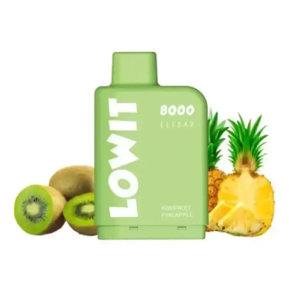 kiwifruit pineapple ELFBAR Lowit Pod 8000 Puffs