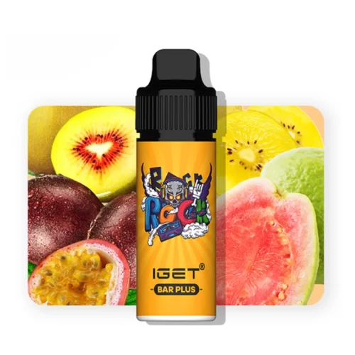 Passion Fruit Kiwi Guava IGET Bar Plus 6000 Züge