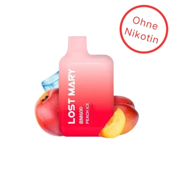 Peach Ice (Juicy Peach) – Lost Mary BM600 Ohne Nikotin