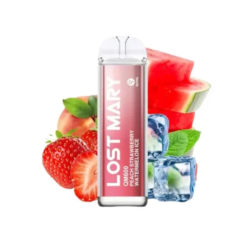 Peach Strawberry Watermelon Ice – Lost Mary QM600