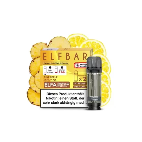 Pineapple Lemon Qi – Elf Bar Elfa Pod (2er Pack)