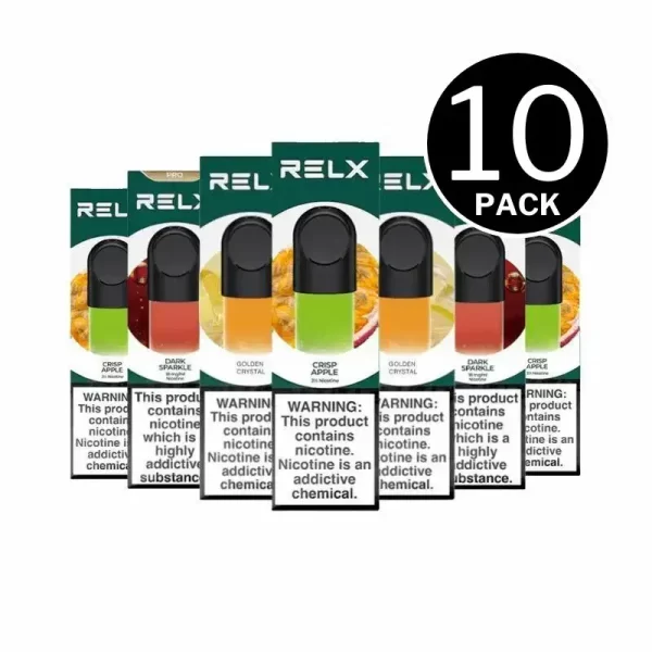 RELX Pod Pro Box (10 PCS) - 2 Pods Pack