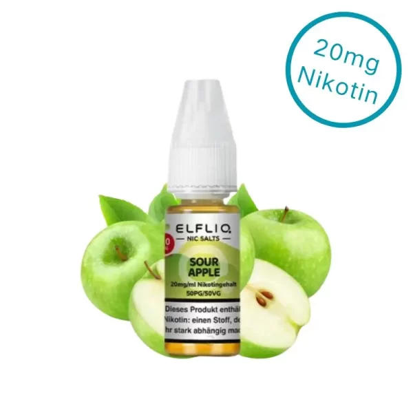 Sour Apple - ELFLIQ Liquid 20mg Nikotinsalz