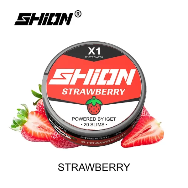 Strawberry - IGET SHION X1 Nicotine Pouches/Nikotinbeutel 12mg