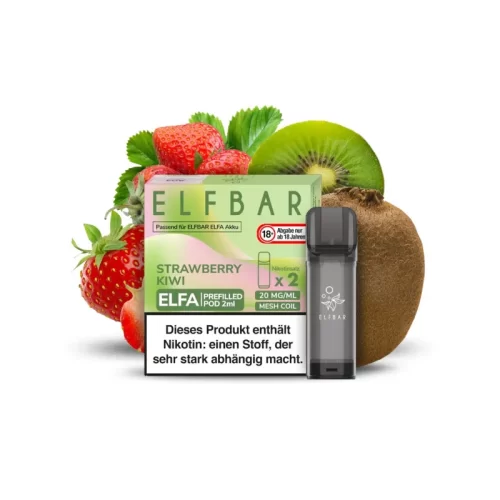 Strawberry Kiwi - Elf Bar Elfa Pod (2er Pack)