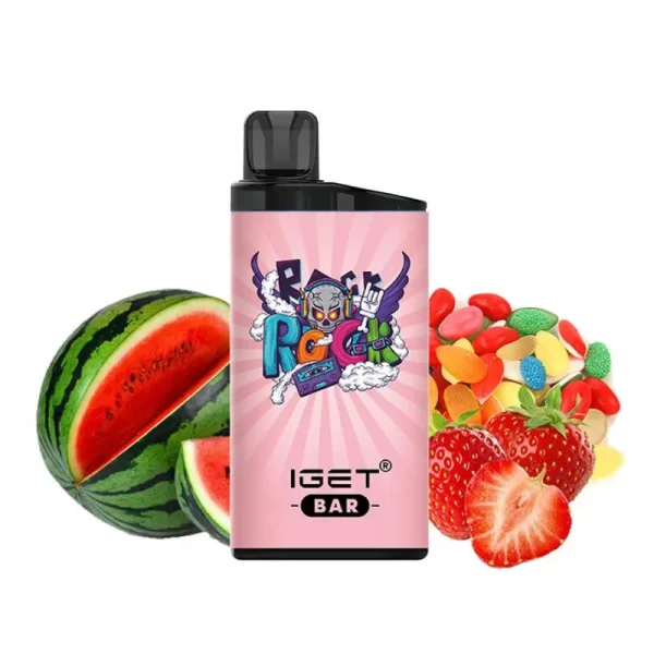 Strawberry Watermelon Hard Candy – IGET Bar 3500 Züge