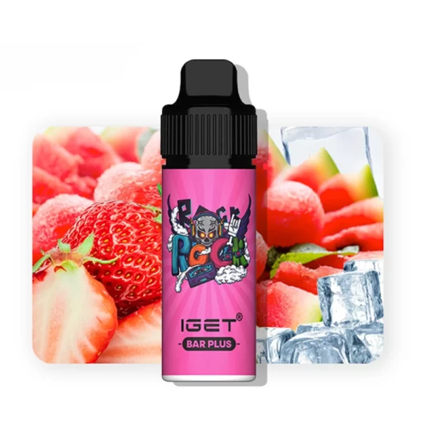 Strawberry Watermelon Ice IGET Bar Plus 6000 Züge