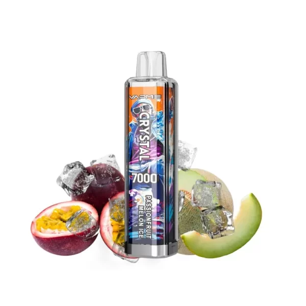 Passionfruit Melon Ice - Vapme Crysta Vape 7000 Puffs