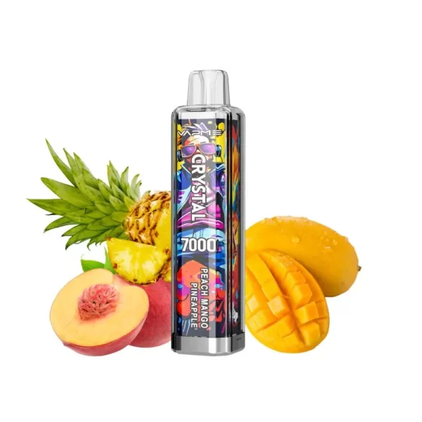 Peach Mango Pineapple - Vapme Crystal Vape 7000 Puffs