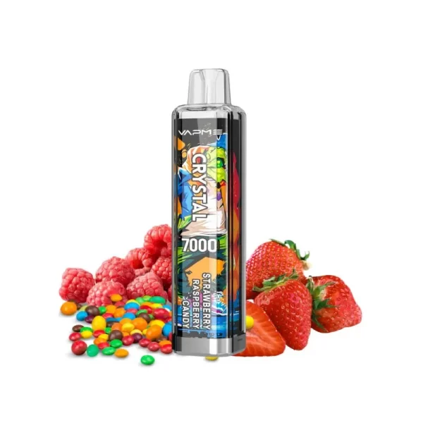 Strawberry Raspberry Candy - Vapme Crystal Vape 7000 Puffs