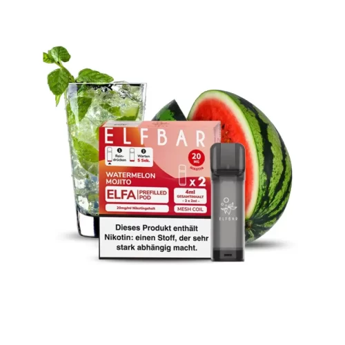 Watermelon Mojito - Elf Bar Elfa Pod (2er Pack)