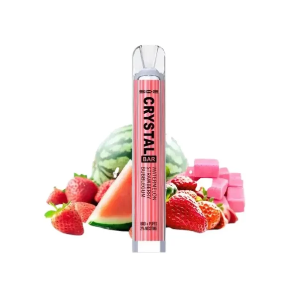 Watermelon Strawberry Bubblegum - Crystal Bar Vape